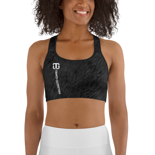 Women’s black panther sports bra