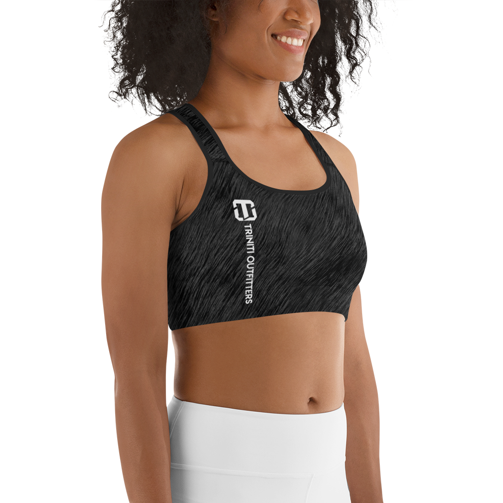 Women’s black panther sports bra