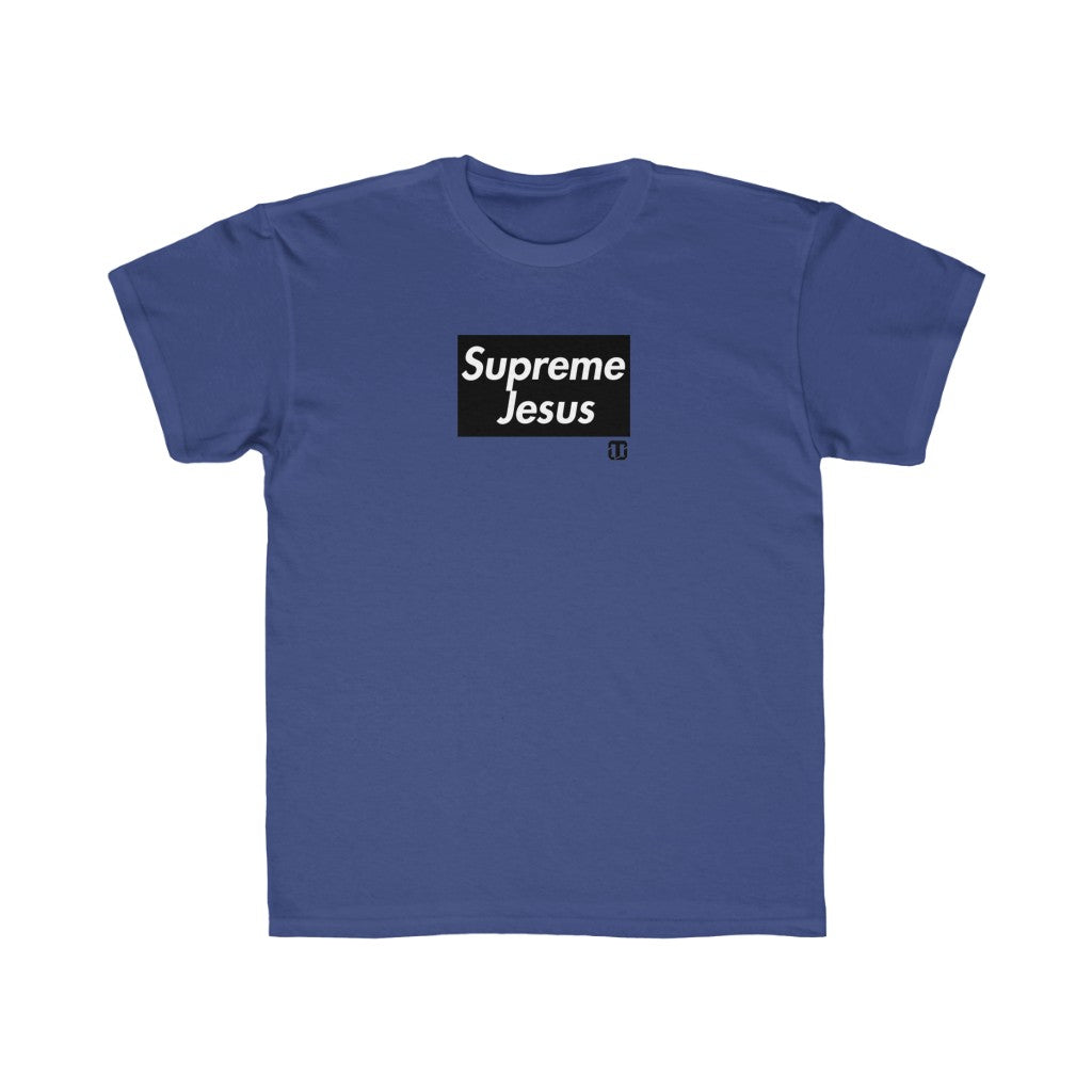 Kids supreme jesus multi color tee