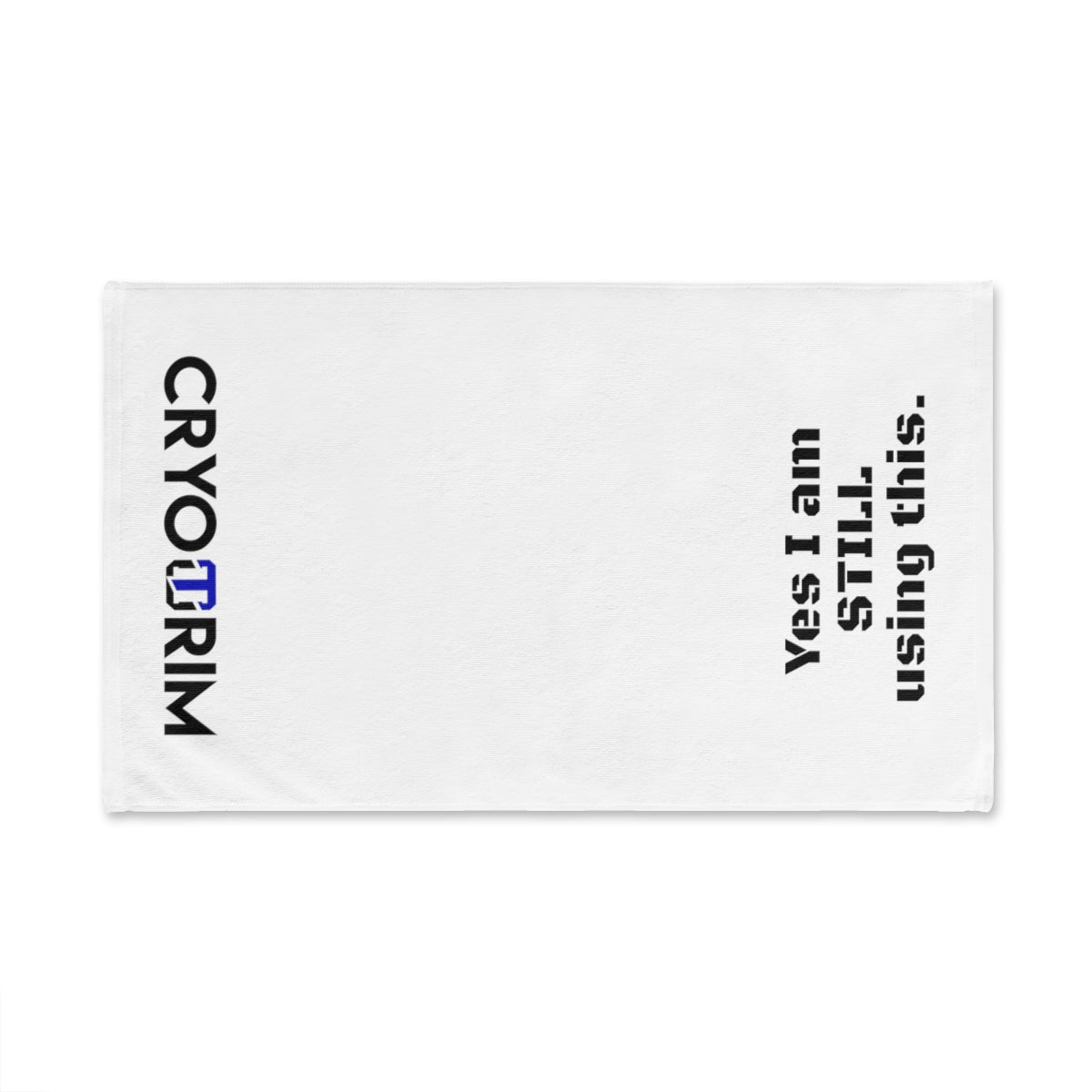 Cryotrim gym towel still