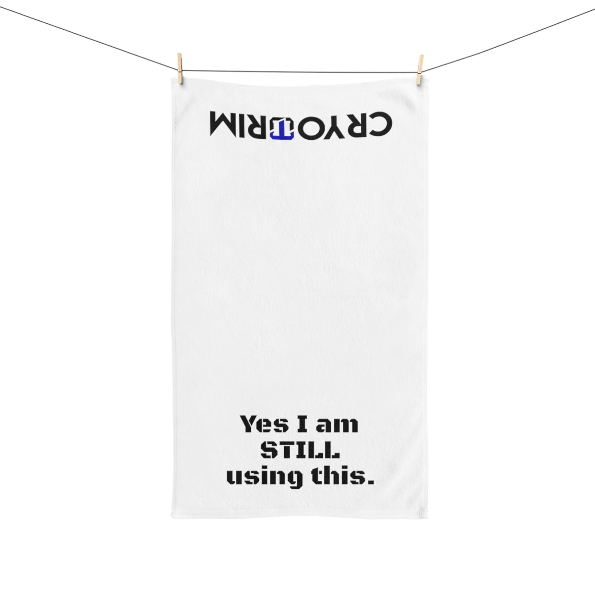 Cryotrim gym towel still