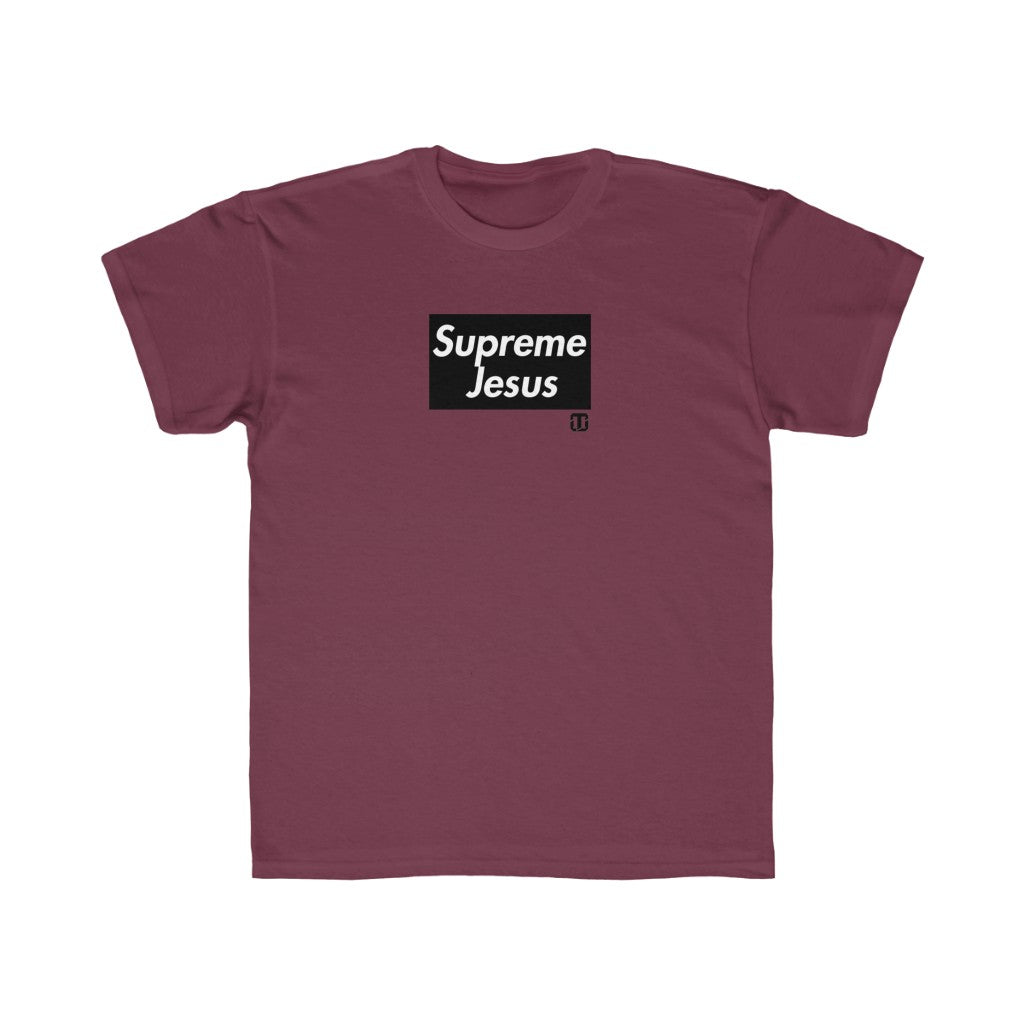 Kids supreme jesus multi color tee