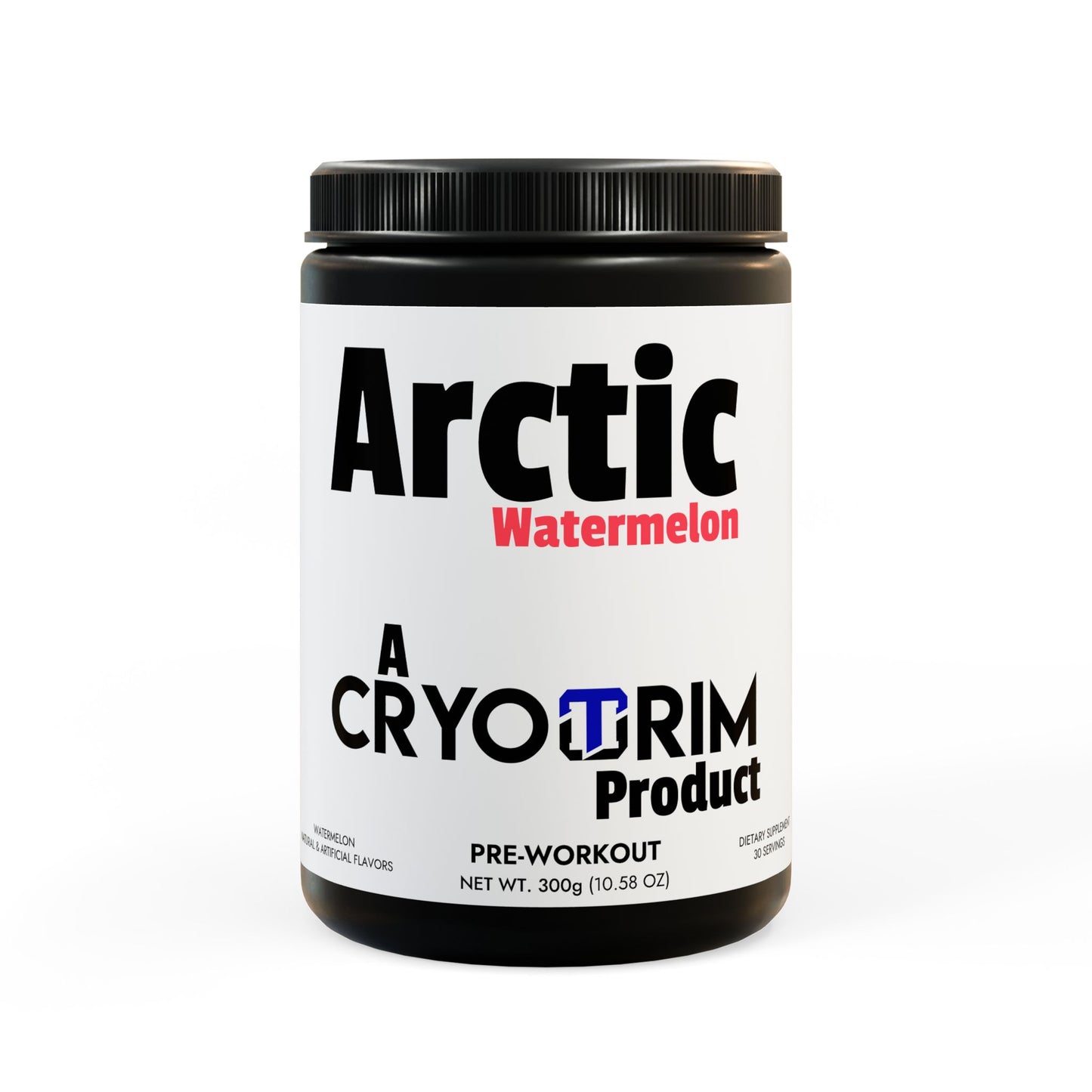 CryoTrim Arctic Pre-Workout Supplement, Watermelon (300g, 10.58oz)