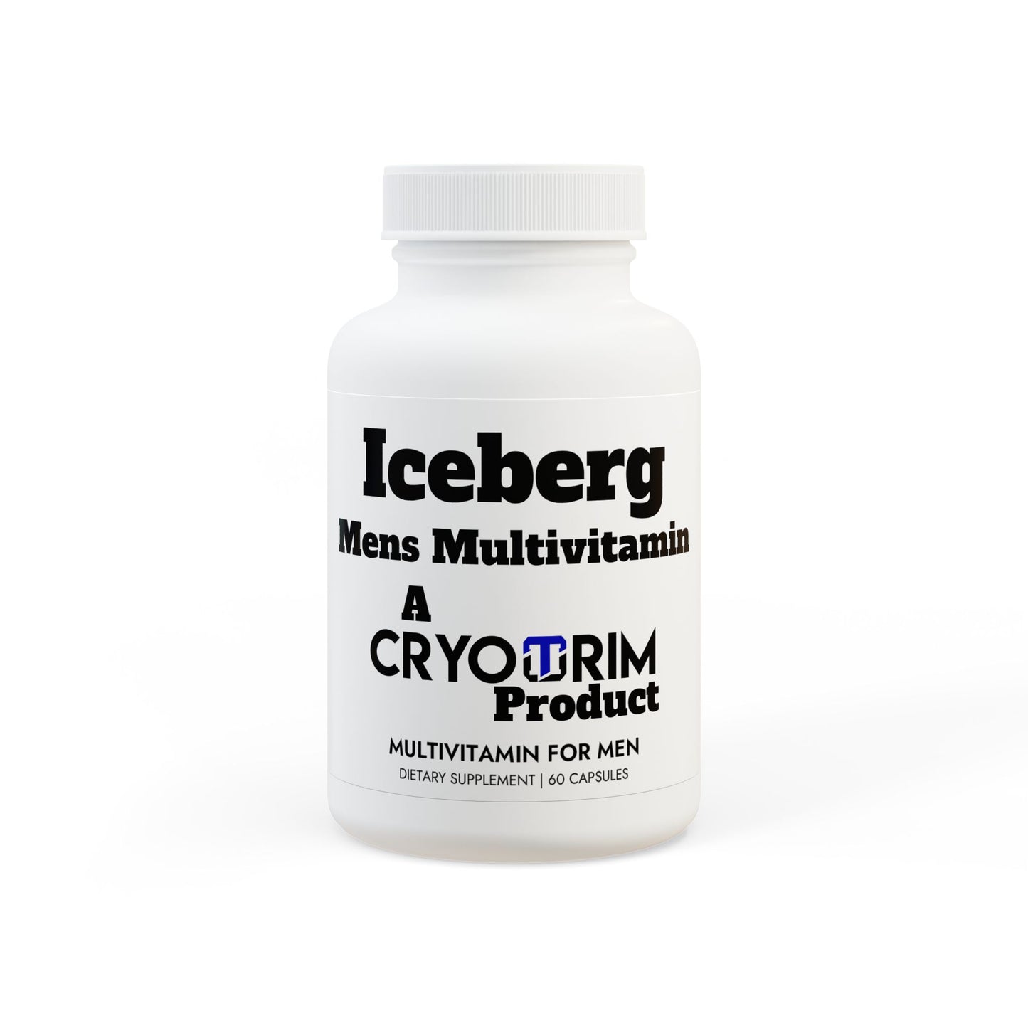 CryoTrim Iceberg Multivitamin for Men Supplement (60 Capsules)