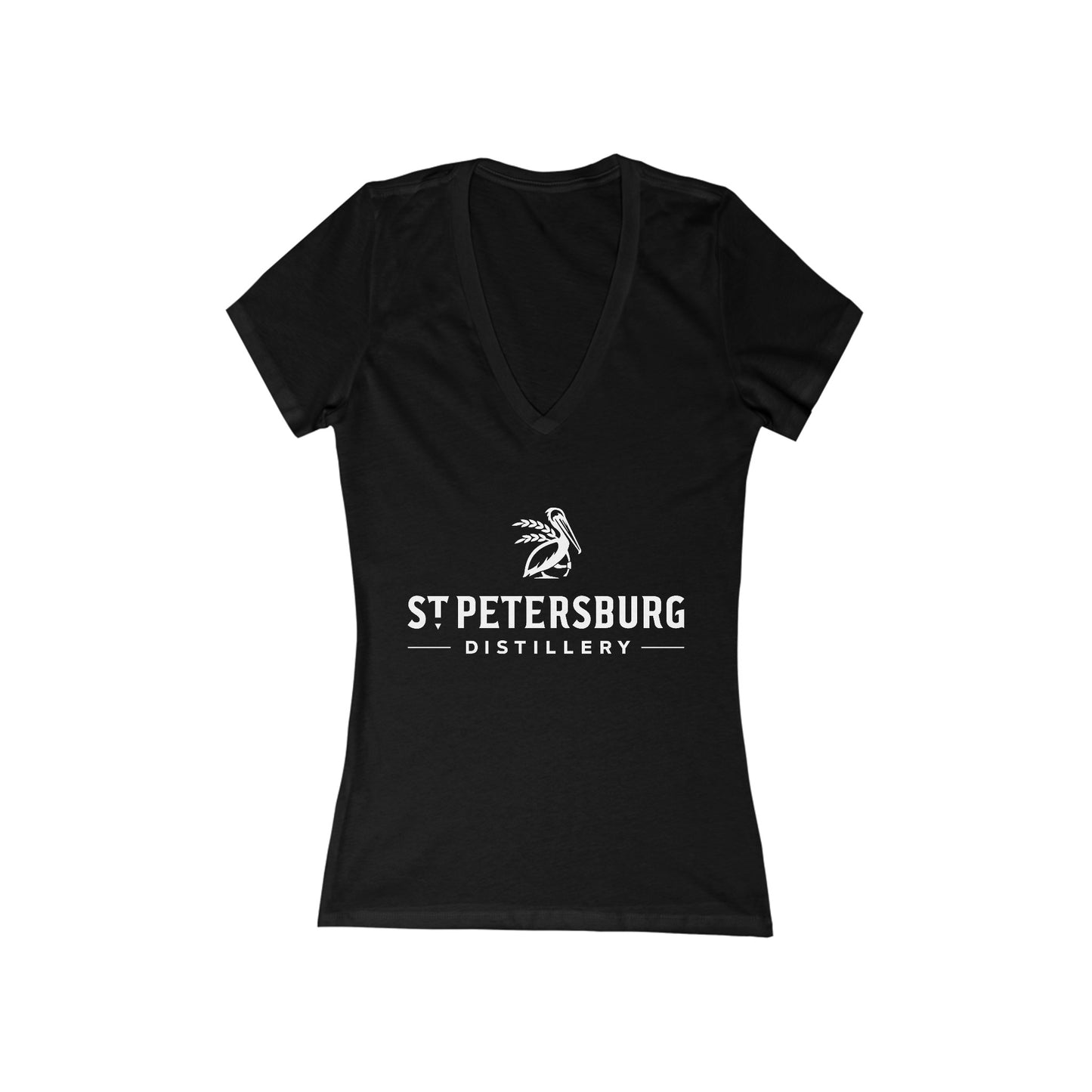 St Petersburg Distillery Womens V neck tee