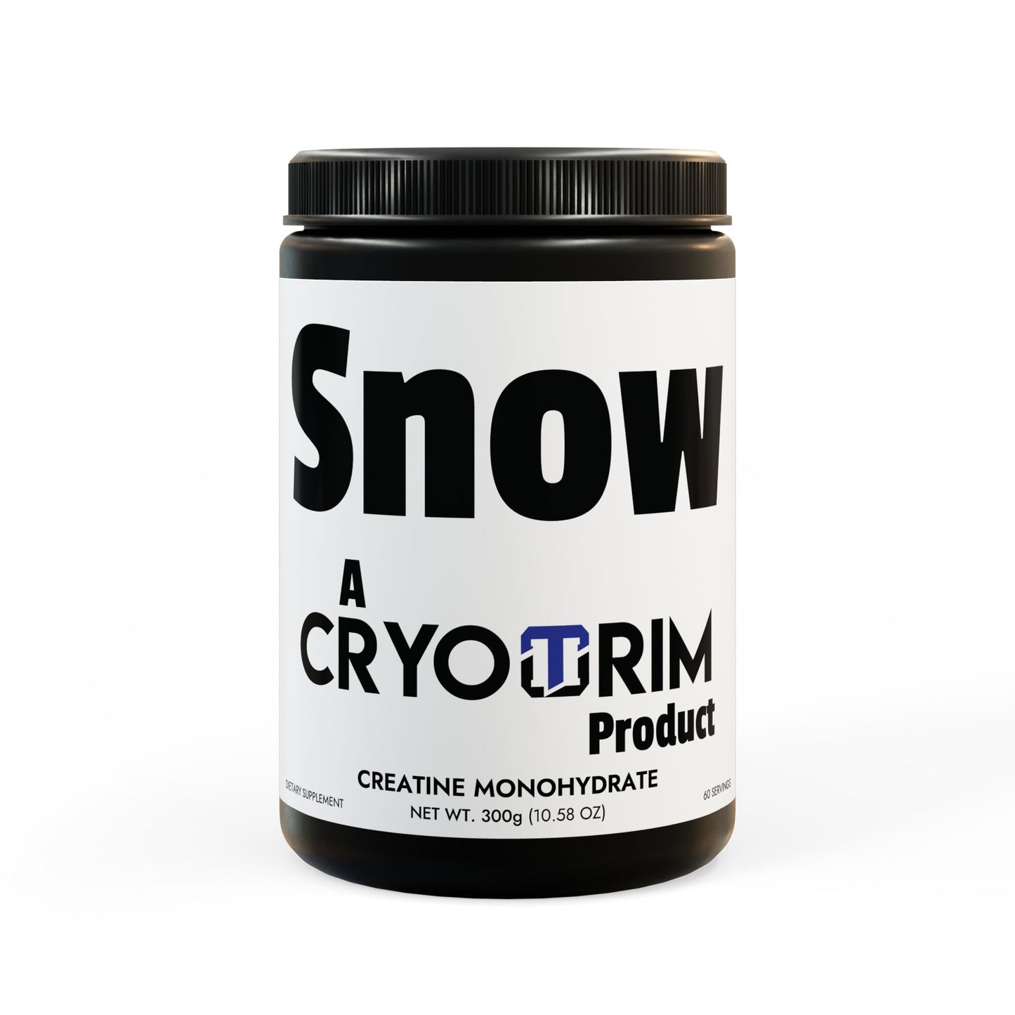 CryoTrim Snow Creatine Monohydrate Supplement (300g, 10.58oz)