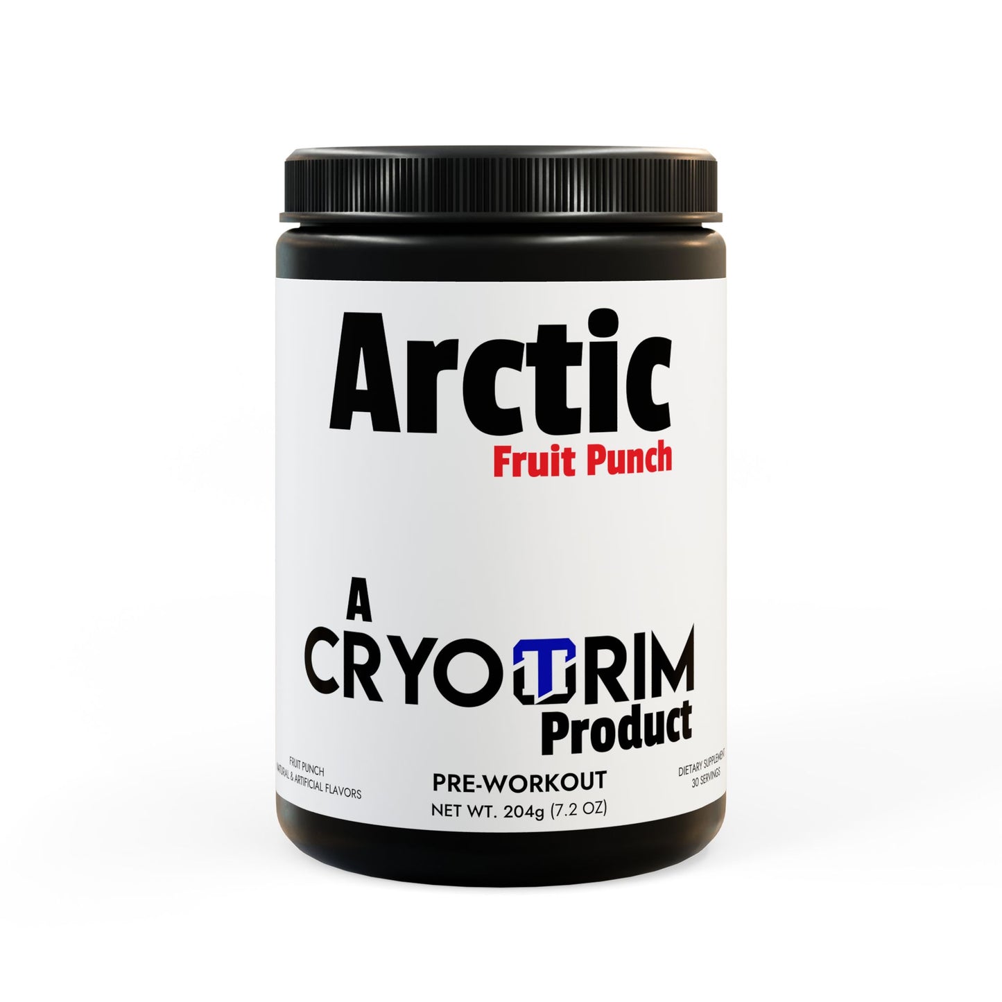 CryoTrim Arctic Pre-Workout Supplement, Fruit Punch (204g, 7.1oz)