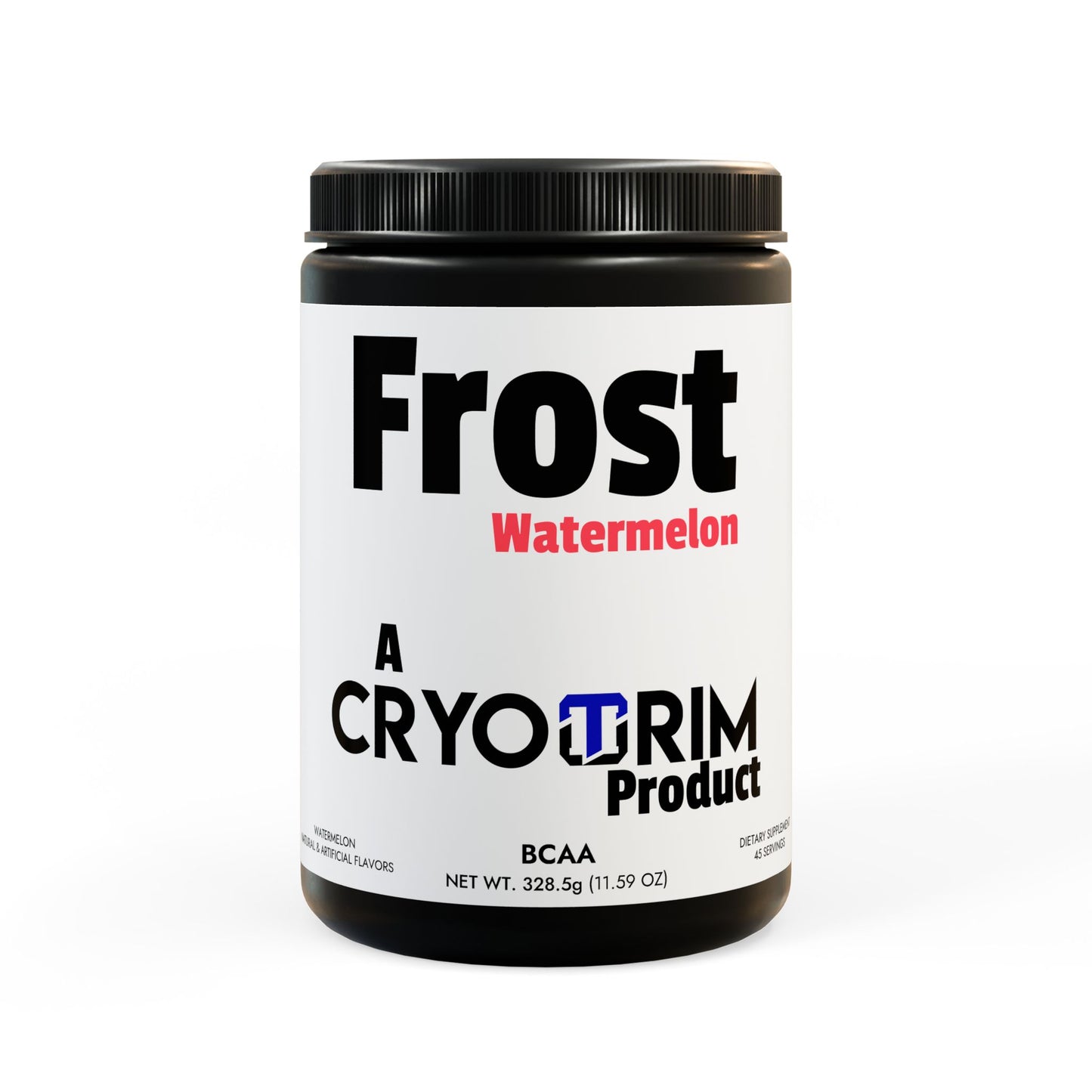 CryoTrim Frost BCAA Supplement, Watermelon (325g, 11.46oz, 45 servings)