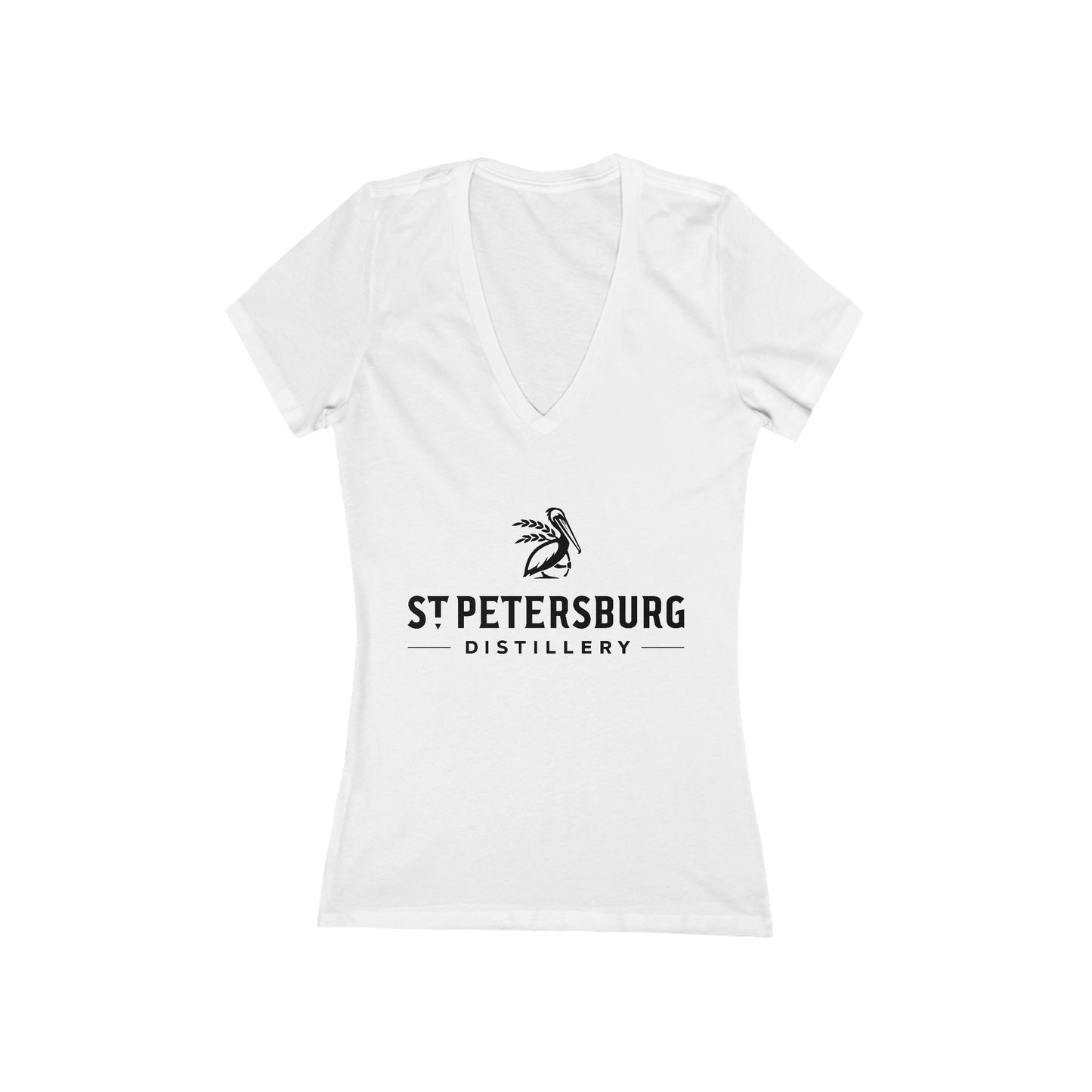 St Petersburg Distillery Womens V neck tee