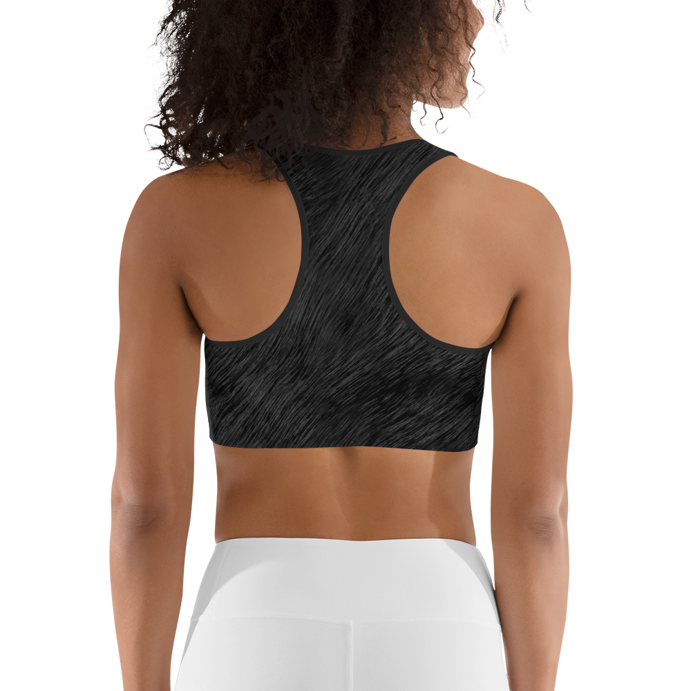 Women’s black panther sports bra