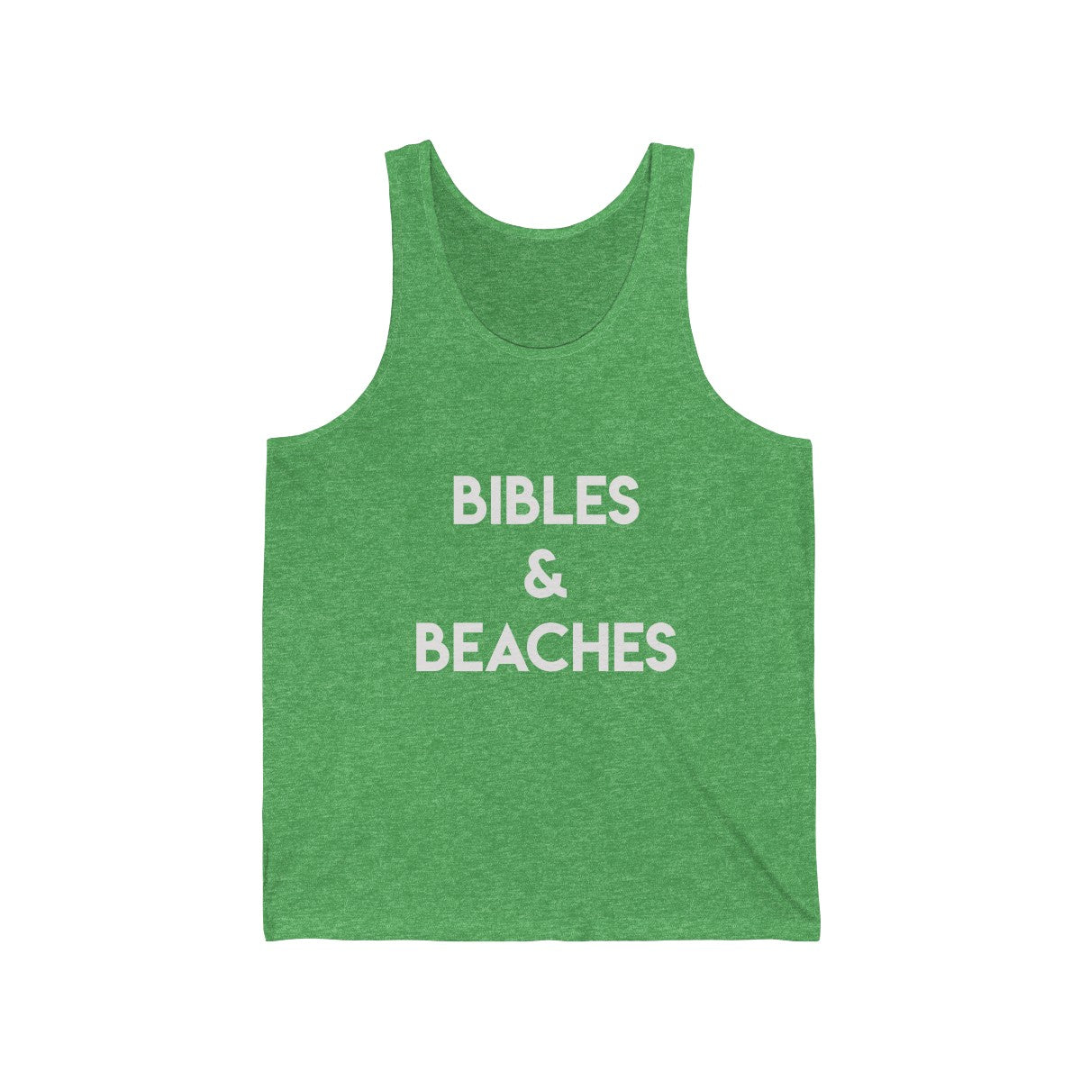 Bibles and beaches Unisex Tank Multicolor